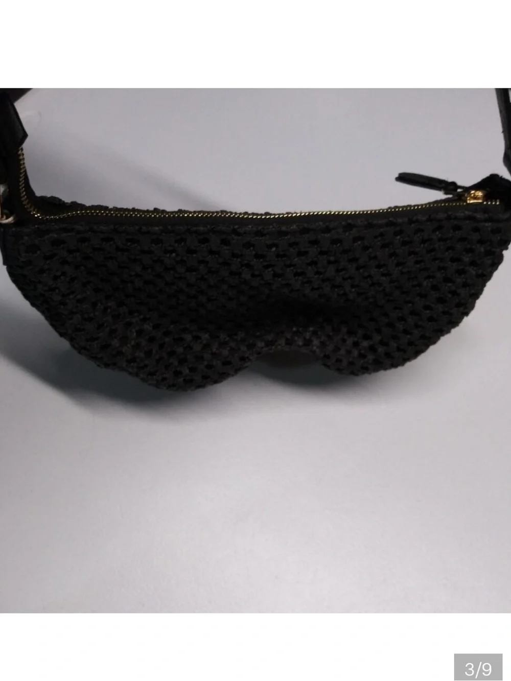 Universal Thread Black Woven Crescent Shoulder Bag - Picture 9 of 9